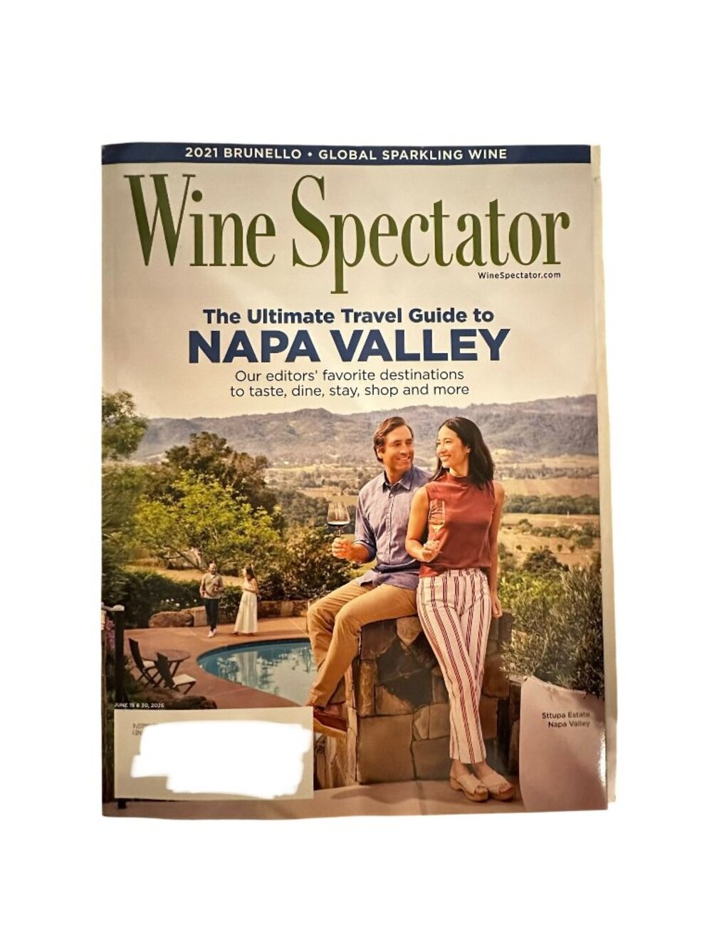 Wine Spectator Magazine June 2026 Ultimate Travel Guide to Napa Valley